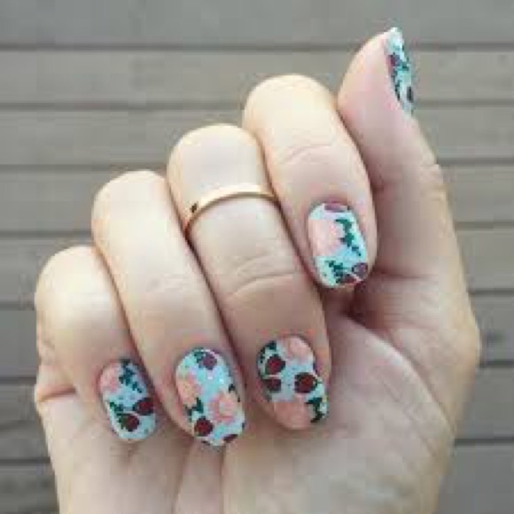 Jamberry Aqua Flora - Picture 3 of 3